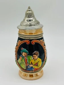 Cerveza alemana vintage con tapa Stein con Alemania - Imagen 1 de 8