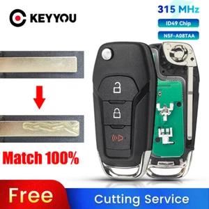 BLADE CUT by PHOTO Remote Car Key For FORD F150 F250 F350 N5F-A08TAA 315MHZ ID49 - Imagen 1 de 10