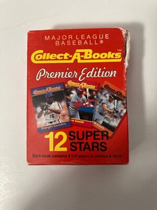 1990 Collect-A-Books Box #1 Set Superstars w/ Bo Jackson, Ken Griffey Jr.
