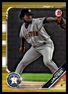 2019 Bowman Draft GOLD RC Cristian Javier /50 Houston Astros #BD-160 - Picture 1 of 2