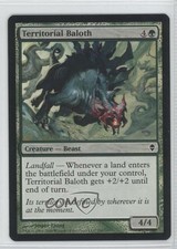 2009 Magic: The Gathering - Zendikar Foil Territorial Baloth #188 0f8