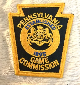 Patch Uniforme Protettore Gioco Commissione Pennsylvania Gioco Vintage NUOVO - Foto 1 di 2