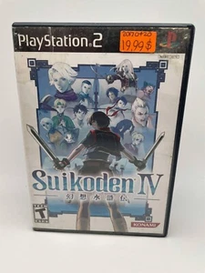 Suikoden IV PS2 (Sony PlayStation 2, 2005) PS2 CIB Complete TESTED - Picture 1 of 4