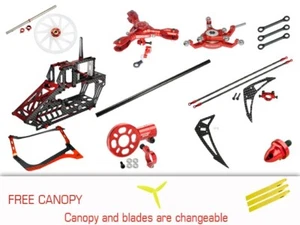 Microheli CNC Triple Blades Performance Package (RED) - BLADE 230S / V2 / Smart - Picture 1 of 1