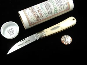 GREAT EASTERN GEC NORTHFIELD SMOOTH WHITE BONE VIPER KNIFE RARE SFO MIT 470123 - Picture 1 of 13