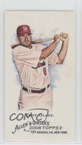 2008 Topps Allen & Ginter's Mini No Number Back Troy Glaus #88