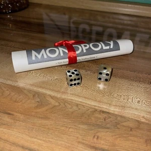 Game of Thrones MONOPOLY The Scroll of Rules With Dice!! - Picture 1 of 6