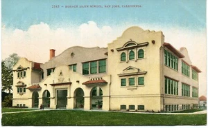 Postal Horace Mann School San José California - Imagen 1 de 12