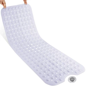Oversized Bathtub Mats Original Extra Long Bath Tub Shower Floor Mat Non Slip - Picture 1 of 7