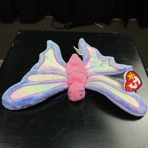 TY 1999 FLITTER the BUTTERFLY BEANIE BABY 4255 - Picture 1 of 4