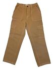 NWOT PacSun Mens Cargo Pants Beige Corduroy Carpenter Style Cargo Pocket Pants