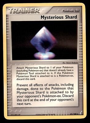 Pokemon Card Mysterious Shard (EX Crystal Guardians) 81/100 EXCELLENT Non-Holo!!