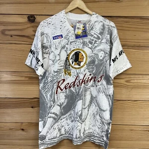 Vtg Washington Redskins T Shirt Adult Large Competitor FOTL Team NFL Sequins B1 - Picture 1 of 24
