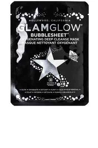GLAMGLOW Bubblesheet Oxygenating Deep Cleanse Sheet Mask Single (NEW) - Picture 1 of 1