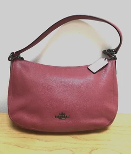 Coach Chelsea Rose Pink with Gunmetal Hardware Shoulder Bag Handbag 56819 - Picture 1 of 11