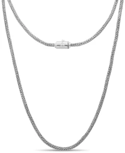 DEVATA Bali Sterling Silver Foxtail 2.5mm Round Chain Necklace FTT5225 Sz 24" - Picture 1 of 8
