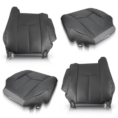2003-2006 For Chevy Silverado & GMC Sierra Front Seat Cover Dark Gray #692 69i - Image 1 of 4