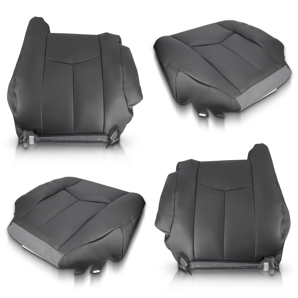 2003-2006 For Chevy Silverado & GMC Sierra Front Seat Cover Dark Gray #692 69i - Image 1 of 4
