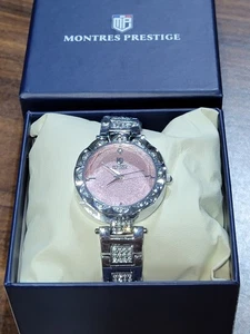 Montres Prestige X Invicta MPW-0208 Lady Stahl rosa Zifferblatt Quarzuhr 33 mm - Bild 1 von 4