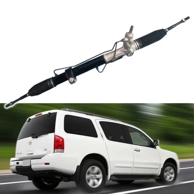 Power Steering Rack and Pinion Assembly for Nissan Pathfinder Armada QX56 Titan. Foto 1 de 4