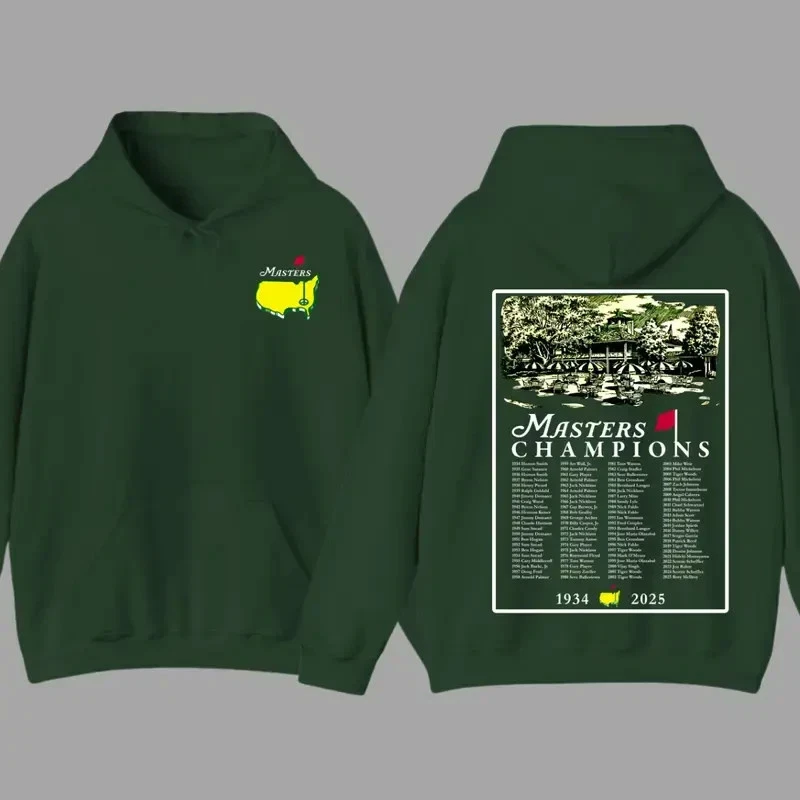 2025 Masters Tournament Augusta 91 Años Sudadera con Capucha, Torneo de Golf Foto 1 de 4