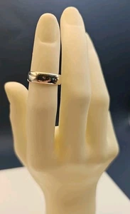 Sterling Silver 925 Wedding Band Size 5.75 - Picture 1 of 11