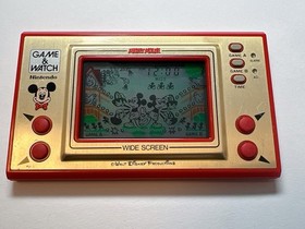 NINTENDO GAME AND & WATCH Mickey Mouse 1981 Wide Screen From Japan Very Rare