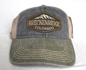 *BRECKENRIDGE COLORADO* Ski Snowboard Trucker soft mesh Ball cap hat OURAY 51286 - Picture 1 of 3