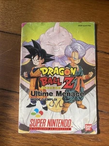 Notice Originale Dragon Ball Z Ultime Menace Super Nintendo Snes FRA - Photo 1/6