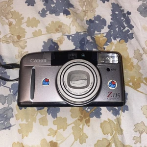 Canon Sure Shot Z115 Caption analoge Kompaktkamera 35 mm mit Trageriemen - GETESTET - Bild 1 von 5