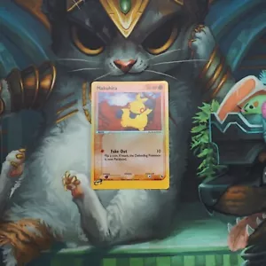Mauhita Reverse Holo 58/109 Pokemon ex Ruby Sapphire Played Single Card TCG - Picture 1 of 12