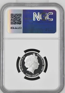 1999 Australia 5 Cent Commemorative (1939 1/2 Penny) Silver - NGC PF70 UC - Picture 1 of 2