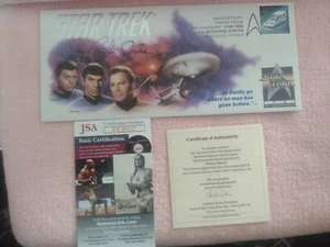 Star Trek 25th anniversary US Postal envelope William Shatner signed JSA CERT - Picture 1 of 3