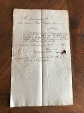altes Dokument nach Zubri Mähren 1832 Kirchenbrief Manuskript Handschrift