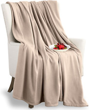 Martex Fleece Blanket Queen Size - Fleece Bed Blanket - All Season Warm Lightwei