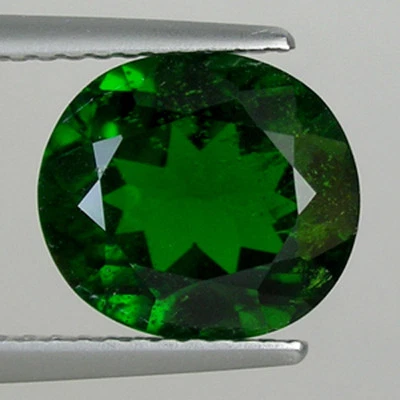 3.41 ct DULL LUSTER    NATURAL CHROME DIOPSIDE - OVAL Loose Gemstone CL - Image 1 of 2