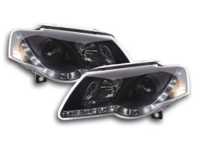Coppia di Luci Fari fanali angel eyes a LED VW Passat 3C 05+ - Imagen 1 de 4