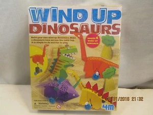 4M Wind Up Dinosaurs Making Kit - New & Sealed Learning & Education - Imagen 1 de 1