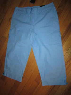Capris cargo azul IZOD para mujer talla 10 nuevos con etiquetas Foto 1 de 2