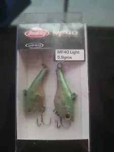 Berkley mf40 light soft vibe 5.9 gms watermelon pearl fishing lure twin pack new - Picture 1 of 1