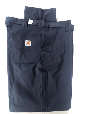 Lot Of 2 Carhartt Navy Blue Lightweight ripstop pants 38x30 relaxed fit. - Image 1 of 4