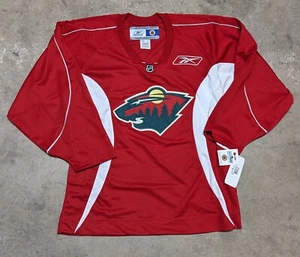 NEW Minnesota Wild NHL Authentic Hockey Jersey Men's M Red CCM Reebok RBK Nwt - Picture 1 of 4