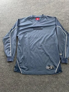 Maglione vintage NFL Seattle Seahawks uomo XL riscaldamento maglia manica lunga - Foto 1 di 8
