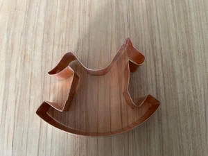 Kitchen Collectibles Copper Cookie Cutter Rocking Horse - Picture 1 of 5