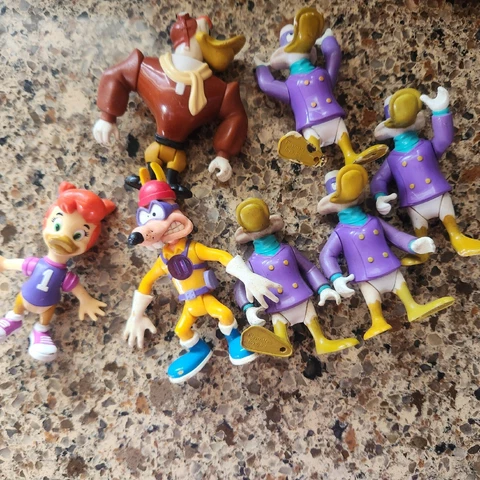 Vintage 90s Playmates Disney Darkwing Duck Loose Fig Lot Of 7 Figures Cover