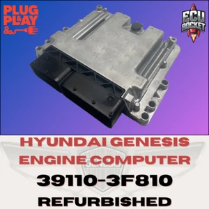 Hyundai Genesis ECU ECM Engine Computer 5.0L Plug & Play 39110-3FKN5 391103FKN5 - Foto 1 di 7