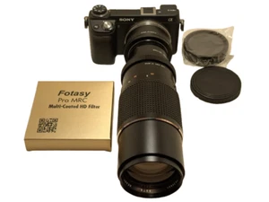 Sony E-mount adapted SEARS 300 mm F/5.5 Telephoto Prime Lens. - Picture 1 of 15