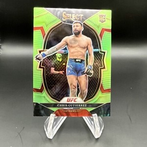 2023 Panini Select UFC Chris Gutierrez Lime Neon Green Concourse Rookie RC /75