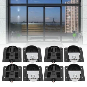 4 Sets Sliding Door Roller Smooth Sliding Wardrobe Pulley Wheel For Cabinet CBK - Picture 1 of 24