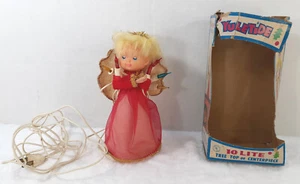 Vintage Yuletide Enterprises Lighted Angel Tree Top Christmas 1960s Japan 5008 - Picture 1 of 18